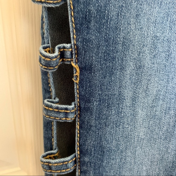 Encore Jeans Side Ladder Cut Out Skinny - Picture 5 of 16